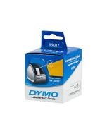 Dymo Original LabelWriter Etiketten für Hängemappen | 12 mm x 50 mm | Rolle mit 220 leicht ablösbaren Etiketten | selbstklebend | für LabelWriter Etikettendrucker und Beschriftungsgerät, Weiß, Selbstklebendes Druckeretikett, Papier, Permanent, Rechteck, L