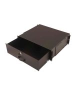 DIGITUS Abschließbare Schublade für 482,6 mm (19") Netzwerk- und Serverschränke, 3HE