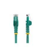 StarTech.com 5m CAT6 Ethernet Cable, 10 Gigabit Snagless RJ45 650MHz 100W PoE Patch Cord, CAT 6 10GbE UTP Network Cable w/Strain Relief, Green, Wiring is UL Certified/TIA - Category 6 - 24AWG (N6PATC5MGN)