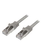 StarTech.com Startech 3m CAT6 Ethernet Cable, 10 Gigabit Shielded Snagless RJ45 100W PoE Patch Cord, CAT 6 10GbE SFTP Network Cable w/Strain Relief, Grey, Wiring is UL Certified/TIA - Category 6 - 26AWG (N6SPAT3MGR)