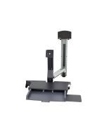 Ergotron Sit-Stand Combo Ablageflächen-System - Befestigungskit (Griff, CPU-Halter, 2 Schienenabdeckungen, 2 Kabelkanäle, Handgelenkkissen, Display-Halterung, Tastatur-Tablett, CPU Wandhalterung, Mausablage zum Herausziehen, VESA-Halterung, Wandschiene 34