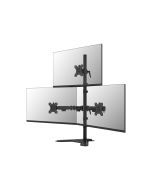 Neomounts Befestigungskit (Monitorarm, Basis) - Voll beweglich - für 3 Monitore - Stahl - Schwarz - Bildschirmgröße: 25.4-81.3 cm (10"-32")