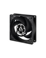 Arctic P8 PWM PST - Gehäuselüfter - PWM - 80 mm - Schwarz (Packung mit 5)