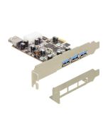 Delock PCI Express Card > 3 x extern + 1 x intern