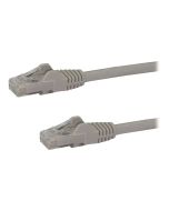 StarTech.com 3m CAT6 Ethernet Cable, 10 Gigabit Snagless RJ45 650MHz 100W PoE Patch Cord, CAT 6 10GbE UTP Network Cable w/Strain Relief, Grey, Wiring is UL Certified/TIA - Category 6 - 24AWG (N6PATC3MGR)