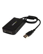 StarTech.com StarTech USB VGA Adapter - 1920x1200 - Multi Display Adapter Kabel - Externe Monitor Grafikkarte - 1080p - USB 2.0 - USB/VGA-Adapter - TAA-konform - USB (M)