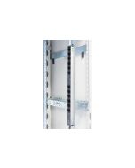 DIGITUS Steckdosenleiste mit Aluminiumprofil und Überlastschutz, 12-fach Schutzkontaktsteckdose, 2 x 2 m Zuleitung Schutzkontaktstecker