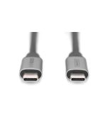 DIGITUS USB-C - USB-C Anschlusskabel, USB 3.2 Gen1, 4K / 60 Hz, 1m