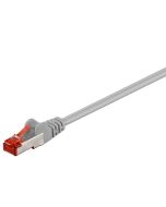 Goobay 50891, 10 m, Cat6, S/FTP (S-STP), RJ-45, RJ-45, Grau