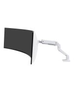 Ergotron HX Series HX Monitorarm mit HD-Gelenk, Tischhalterung (weiß), Klemme, 19,1 kg, 124,5 cm (49"), 100 x 100 mm, Höhenverstellung, Weiß