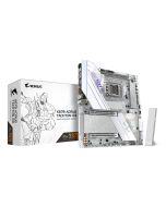 Gigabyte X870 AORUS TACHYON ICE Mainboard – Unterstützt AMD Ryzen 9000 CPUs, digitale 18+2+2 Phasen VRM, bis zu 9600 MHz DDR5 (OC), 1 x PCIe 5.0 + 2 x PCIe 4.0, Wi-Fi 7, 5 GbE LAN, USB 4, AMD, Sockel AM5, AMD Ryzen 7000 Series, AMD Ryzen 8000 Series, AMD