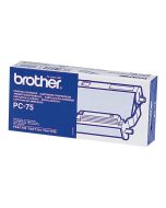 Brother PC75 - Schwarz - Farbbandkassette - für
