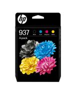 HP 937 4er-Pack CMYK Original Druckerpatrone, Standardertrag, Schwarz, Cyan, Magenta, Gelb, 4 Stück(e), 1250 Seiten, 800 Seiten, Kombi-Packung