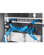 DIGITUS CAT 6, Klasse E Patch Panel, geschirmt, schwarz