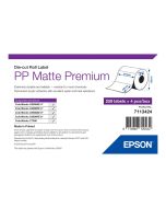 Epson Premium - Polypropylen (PP) - matt - permanenter Acrylklebstoff - 105 x 210 mm 1036 Etikett(en) (4 Rolle(n)