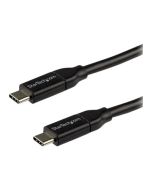 StarTech.com StarTech USB C To USB C Cable - 10 ft / 3m - USB-IF Certified - 5A PD - USB 2.0 - USB Type C Charging Cable - USB C Fast Charge Cable (USB2C5C3M)