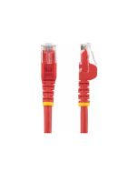 StarTech.com Startech 7m CAT6 Ethernet Cable, 10 Gigabit Snagless RJ45 650MHz 100W PoE Patch Cord, CAT 6 10GbE UTP Network Cable w/Strain Relief, Red, Wiring is UL Certified/TIA - Category 6 - 24AWG (N6PATC7MRD)