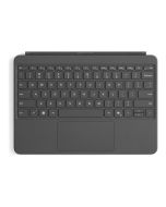 Microsoft Surface Pro Keyboard - 12-inch - Tastatur - mit Touchpad, Beschleunigungsmesser - hinterleuchtet - magnetische Dockingstation - QWERTZ - Deutsch - Slate - 70 % Verpackung aus recyceltem Papier - für Surface Pro for Business (12-inch)