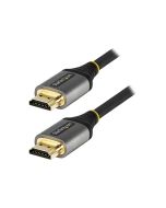 StarTech.com Startech 4 m 8K HDMI 2.1 Kabel - 8K 60Hz/4K 120Hz HDR10+ eARC - Ultra High Speed - HDMI-Kabel mit Ethernet - HDMI männlich zu HDMI männlich - 4 m - abgeschirmt - Grau, Schwarz - passiv, 4K120Hz Unterstützung, 8K60Hz (7680 x 4320)