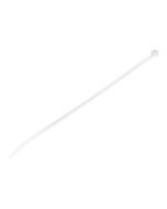 StarTech.com Kabelbinder 254x4 mm, gebogene Spitze, weiß, 1000 Stück - Kabelbinder - 25.4 cm - weiß - TAA-konform (Packung mit 1000)