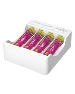 Ansmann 1001-0182, Lithium-Ion (Li-Ion), Kurzschluß, Überlastschutz, Überlast, Tiefentladeabschaltung, AAA, AA, 4 Stück(e), Akkus/Batterien enthalten