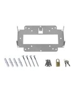 Lancom Wall Mount + Lock (LN, Bulk 10), Metallisch