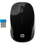 HP Wireless-Maus 200, Beidhändig, Optisch, RF Wireless, 1000 DPI, Schwarz