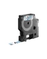 Dymo D1 - Selbstklebend - Schwarz auf Transparent - Rolle (1,2 cm x 7 m)
