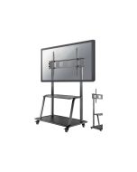 Neomounts NS-M4000BLACK TV-Trolley 60-105", Schwarz, Fester Bodenständer, Stahl, 150 kg, 152,4 cm (60"), 2,67 m (105")