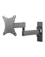 Vision VFM-WA1X1B - Befestigungskit (Wandarm) - für Monitor - kaltgewalzter Stahl - Schwarz - Bildschirmgröße: 33-68.6 cm (13"-27")
