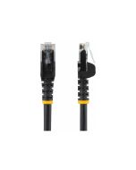 StarTech.com 50cm CAT6 Ethernet Cable, 10 Gigabit Snagless RJ45 650MHz 100W PoE Patch Cord, CAT 6 10GbE UTP Network Cable w/Strain Relief, Black, Wiring is UL Certified/TIA - Category 6 - 24AWG (N6PATC50CMBK)