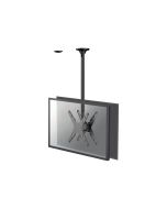 Neomounts FPMA-C340DBLACK Doppel Monitor-/TV-Deckenhalterung 32-75" - H 106-156 cm, 100 x 100 mm, 400 x 400 mm, -10 - 0°, -180 - 180°, 6°, Schwarz