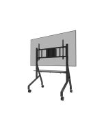 Neomounts FL50-575BL1 - Wagen - robust - für Displayständer - Bodenständer - verriegelbar - Stahl - Schwarz - Bildschirmgröße: 165.1-292.1 cm (65"-115")