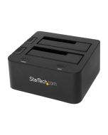 StarTech.com Dual-Bay USB 3.0 SATA Festplatten Dockingstation, Extern - Speicher-Controller - 2.5", 3.5" (6.4 cm, 8.9 cm)