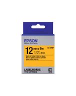 Epson LK-4YBP - Schwarz auf Gelb - Rolle (1,2 cm x 9 m)