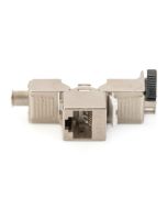 DIGITUS CAT 6A Keystone Modul, geschirmt mit intelligentem Kabelmanager