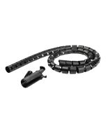 StarTech.com CMSCOILED3 Kabelbündelschlauch (1,5 m, 45mm / 1,8 Zoll Durchmesser, erweiterbarer Spiralkabel-Organizer)
