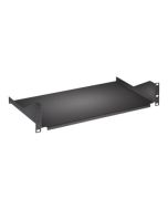 IC Intracom Intellinet 19" Cantilever Shelf, 2U, Fixed, Depth 400mm, Max 25kg, Black, Three Year Warranty - Rack - Regal - Schwarz, RAL 9005 - 2U - 48.3 cm (19")