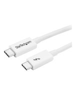 StarTech.com StarTech 3.3ft (1m) Thunderbolt 3 Cable, 20Gbps, 100W PD, 4K Video, Thunderbolt-Certified, Compatible w/ TB4/USB 3.2/DisplayPort - Thunderbolt-Kabel - USB-C (M)
