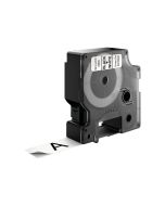 Dymo Original D1-Etikettenband | schwarz auf weiß | 19 mm x 7 m | selbstklebendes Schriftband | für LabelManager-Beschriftungsgerät, Schwarz auf weiss, D1, Polyester, Belgien, -18 - 90 °C, DYMO