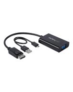 StarTech.com StarTech DisplayPort to VGA Adapter with Audio - 1920x1200 - DP to VGA Converter for Your VGA Monitor or Display (DP2VGAA)