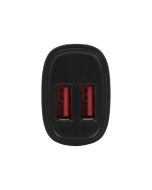 StarTech.com Startech Dual Port USB KFZ Ladegerät - 24W/4.8 - Weiß - 2 Port USB Autoladegerät - Auto-Netzteil - 24 watt - 4.8 A - 2 Ausgabeanschlussstellen (USB)