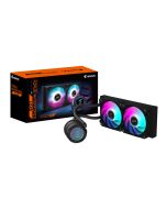 Gigabyte AORUS WATERFORCE II 240 AIO Flüssigkeits-CPU-Kühler, All-in-One-Flüssigkeitskühler, 12 cm, Schwarz