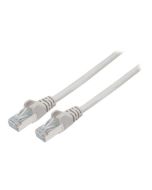 IC Intracom Intellinet Network Patch Cable, Cat6, 3m, Grey, Copper, S/FTP, LSOH / LSZH, PVC, RJ45, Gold Plated Contacts, Snagless, Booted, Lifetime Warranty, Polybag - Patch-Kabel - RJ-45 (M)