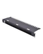 DIGITUS Kabeldurchführungspanel mit Bürstenleiste für 483 mm (19")-Schränke, 1HE