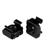 StarTech.com Startech M5 Käfigmutter - 100er Pack - Schwarz - M5 Montagemutter für Server Rack und Serverschrank - Käfigmuttern - Schwarz (Packung mit 100)