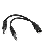 StarTech.com 3,5mm Audio Klinke Y Kabel - Headset