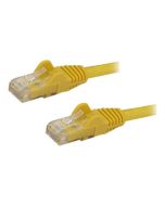 StarTech.com Startech 50cm CAT6 Ethernet Cable, 10 Gigabit Snagless RJ45 650MHz 100W PoE Patch Cord, CAT 6 10GbE UTP Network Cable w/Strain Relief, Yellow, Wiring is UL Certified/TIA - Category 6 - 24AWG (N6PATC50CMYL)