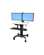 Ergotron WorkFit-C Dual - Sitz-/Steh-Arbeitsplatz