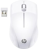 HP Wireless-Maus 220 (Snow White), Beidhändig, Optisch, RF Wireless, 1600 DPI, Weiß